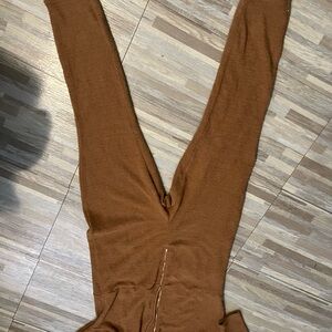 YITTY Brown Pajama Leggings Stretchy Intimates